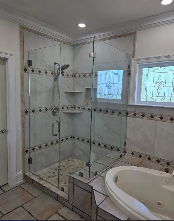 Custom residential shower enclosure